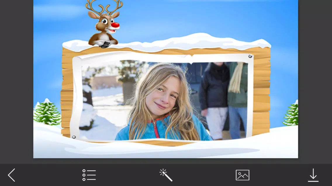 Xmas HD Photo Frame - Creator and Editor स्क्रीनशॉट