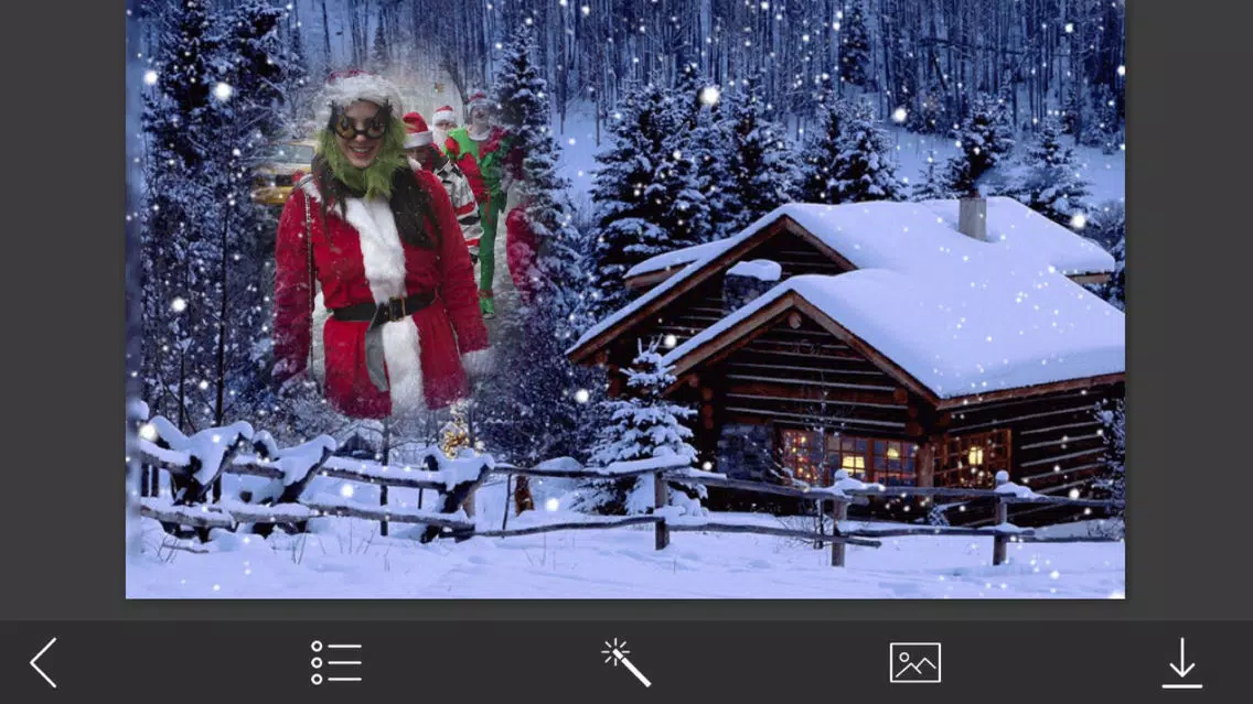 Xmas HD Photo Frame - Creator and Editor स्क्रीनशॉट