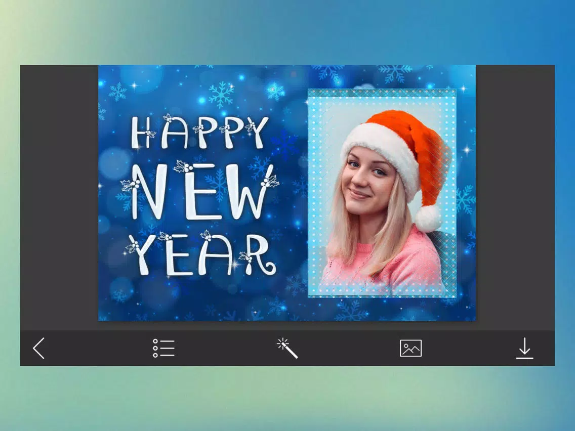 Christmas 2017 Picture Frames - Creator and Editor iPad  スクリーンショット