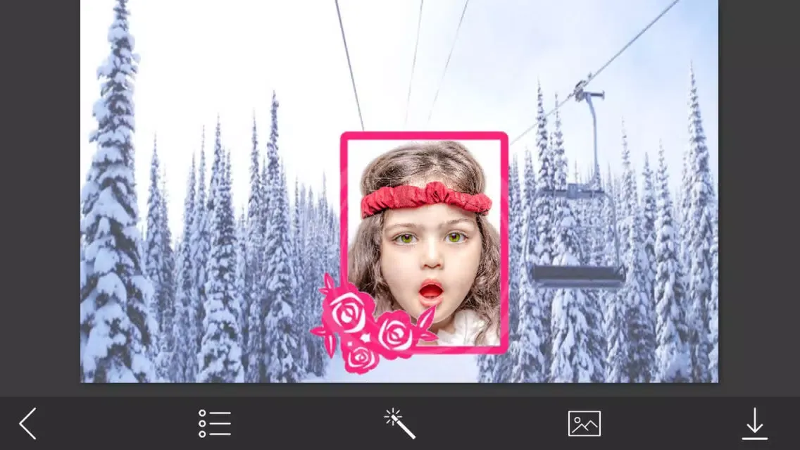Tangkapan skrin Christmas Tree Frame - Design scrapbook