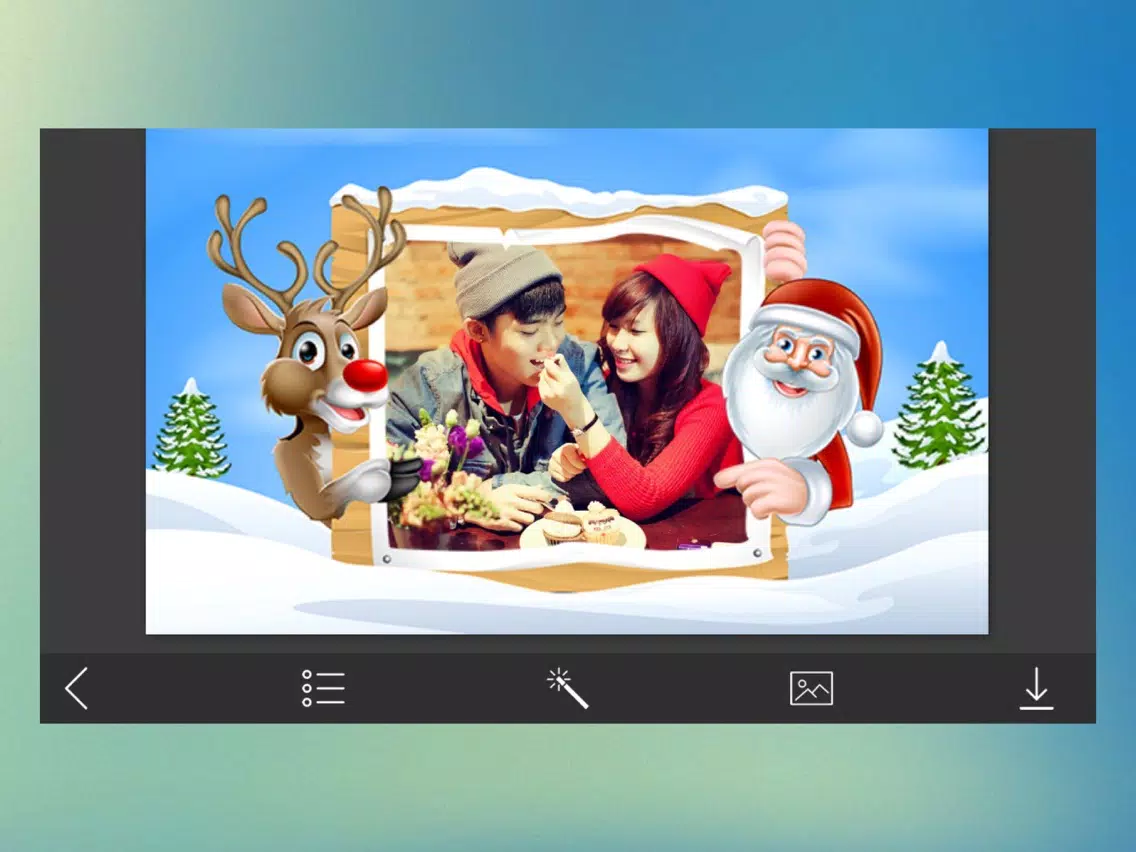 Capturas de pantalla de Holly Jolly Christmas Hd Frames - Frame Booth iPad 