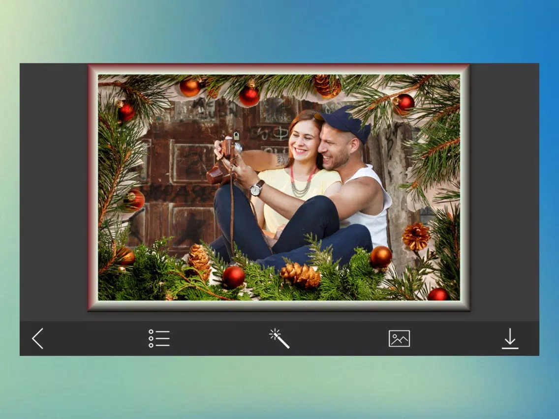 Capturas de pantalla de Holly Jolly Christmas Hd Frames - Frame Booth iPad 