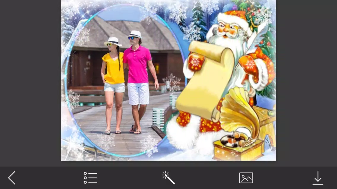 Capturas de pantalla de Holly Jolly Christmas Hd Frames - Frame Booth