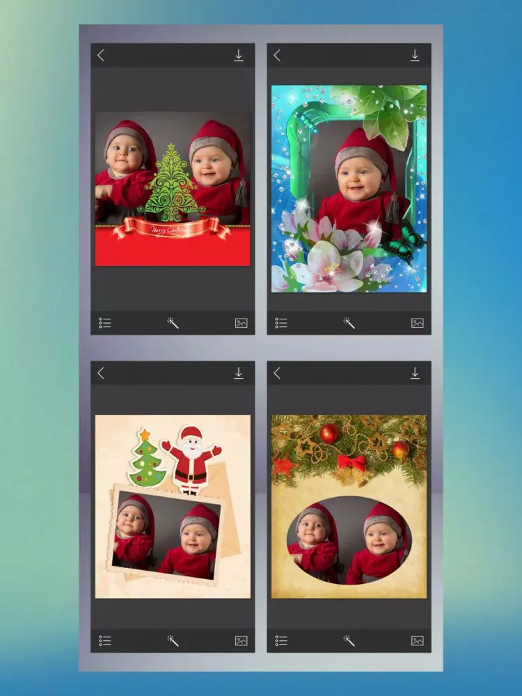 Capturas de pantalla de New Year HD Photo Frame - Frame from the heart iPad 