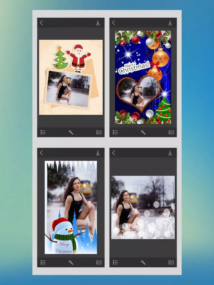Capturas de pantalla de New Year HD Photo Frame - Frame from the heart iPad 