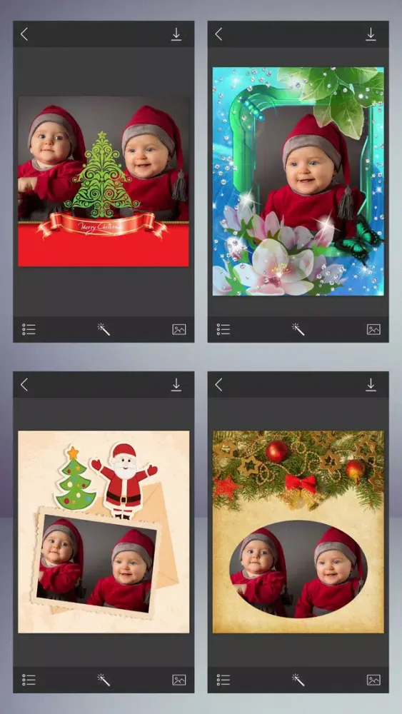 Capturas de pantalla de New Year HD Photo Frame - Frame from the heart