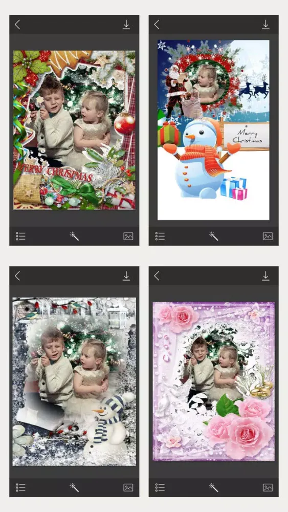 Capturas de pantalla de New Year HD Photo Frame - Frame from the heart
