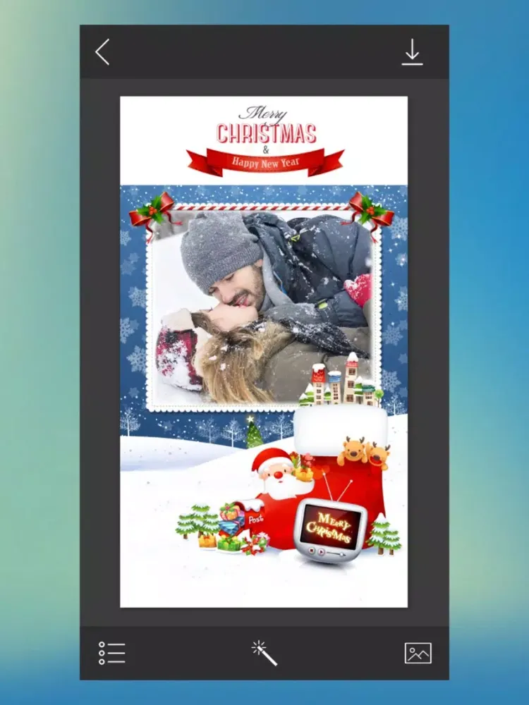 Xmas Tree Photo Frames - Frame editor iPad 应用截图