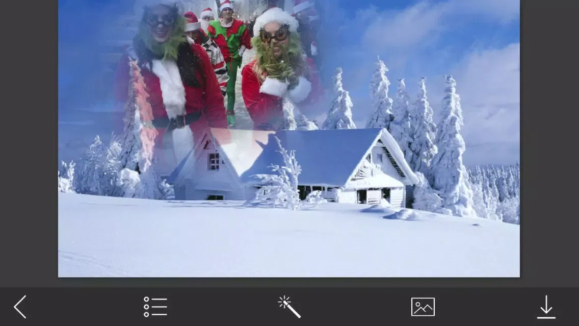 Xmas Jingle bell HD Frame - Free InstaFrame Editor Screenshots