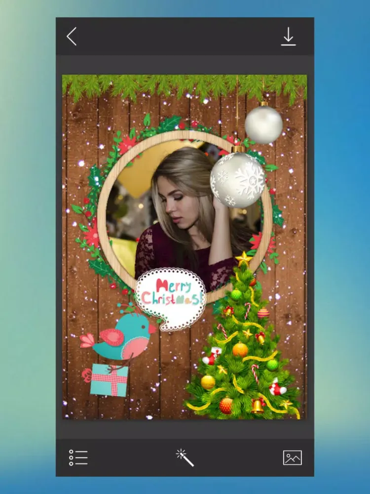 Captures d'écran de Xmas Jingle bell HD Frame - Colorful Frames iPad 