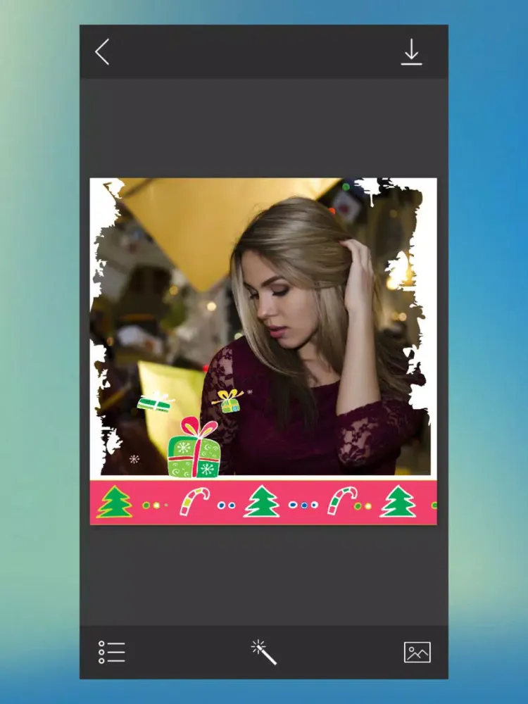 Captures d'écran de Xmas Jingle bell HD Frame - Colorful Frames iPad 