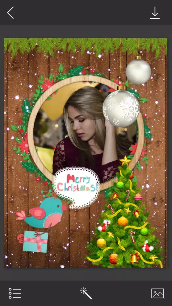 Captures d'écran de Xmas Jingle bell HD Frame - Colorful Frames