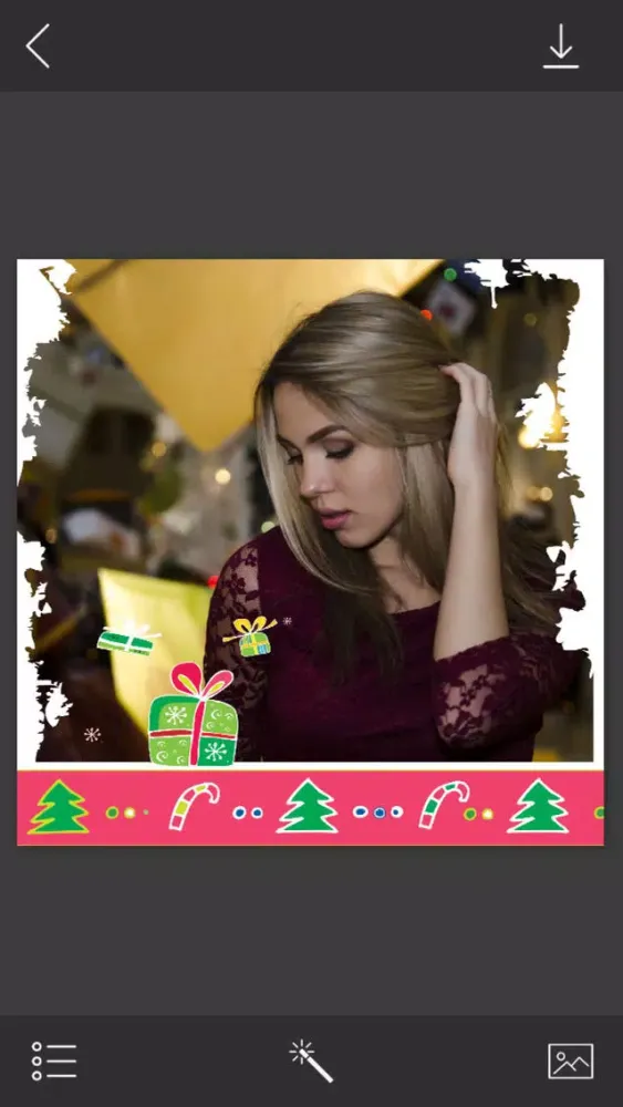 Captures d'écran de Xmas Jingle bell HD Frame - Colorful Frames