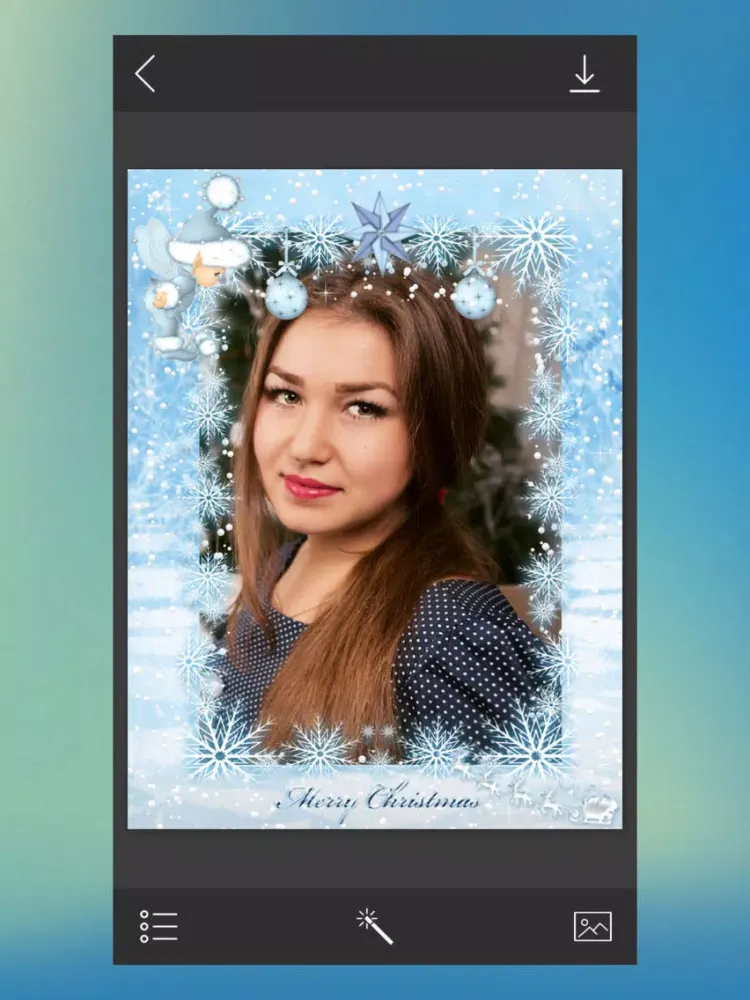 Tangkapan skrin Xmas Special Hd Photo Frames - Fx editor iPad 