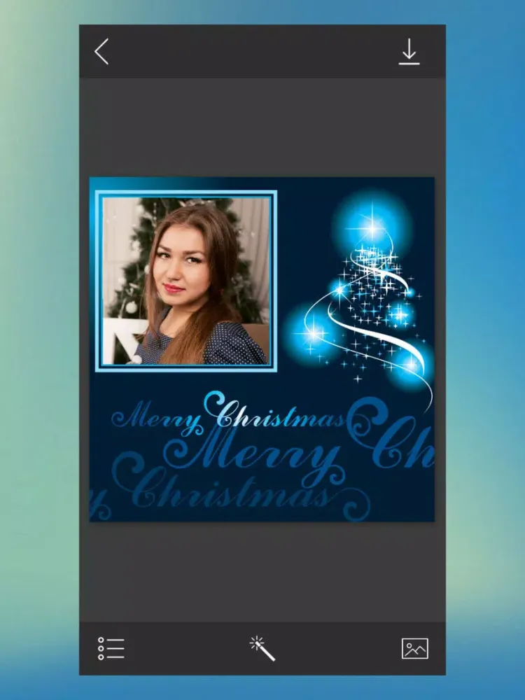 Tangkapan skrin Xmas Special Hd Photo Frames - Fx editor iPad 