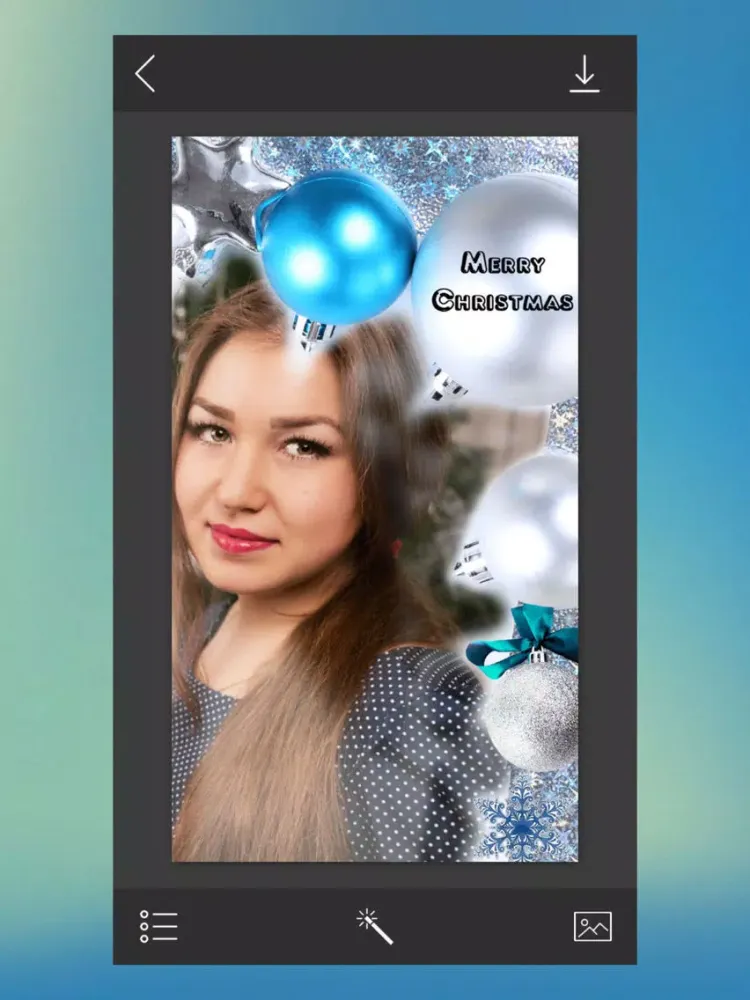 Tangkapan skrin Xmas Special Hd Photo Frames - Fx editor iPad 