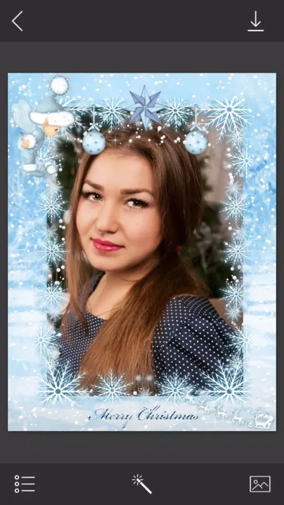 Tangkapan skrin Xmas Special Hd Photo Frames - Fx editor