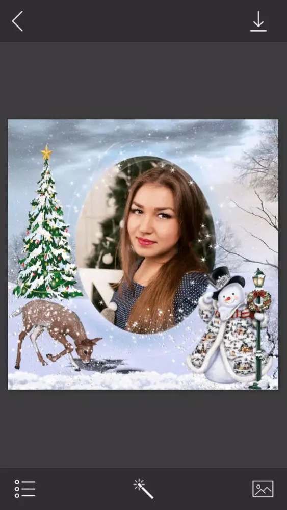 Tangkapan skrin Xmas Special Hd Photo Frames - Fx editor