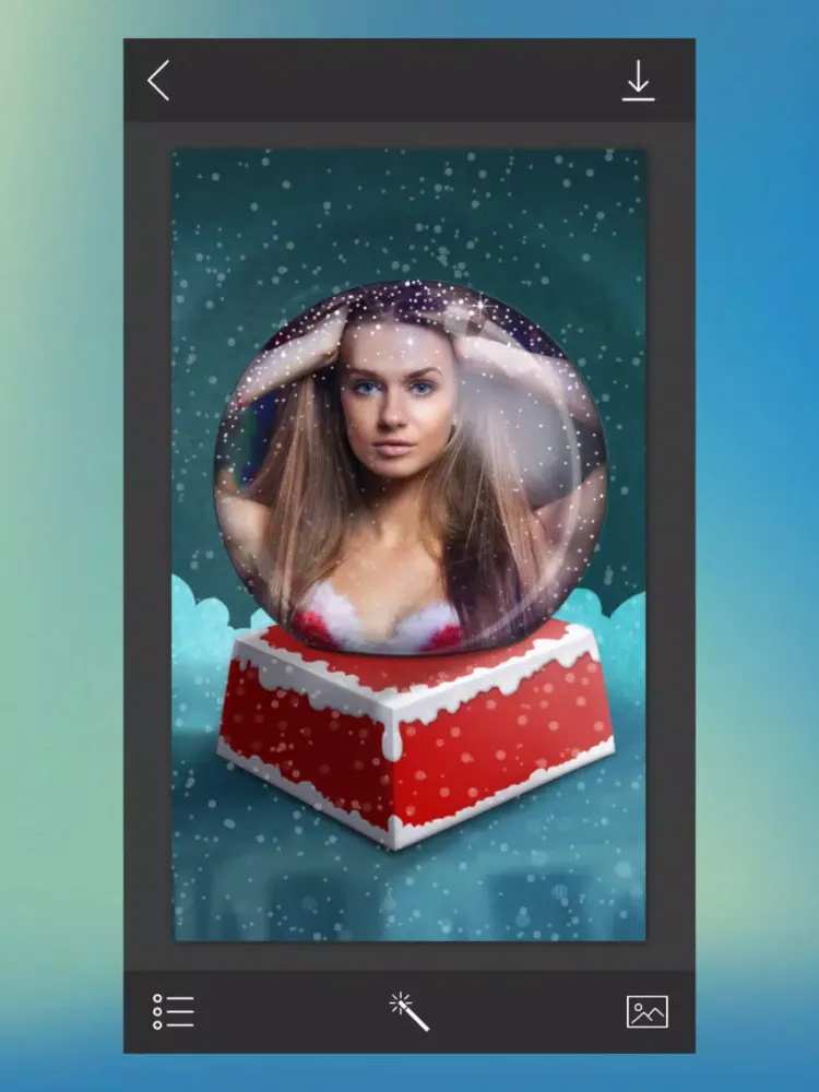 Tangkapan layar New Year Photo Frames - Picture Editor iPad 