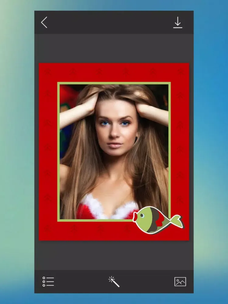 Tangkapan layar New Year Photo Frames - Picture Editor iPad 