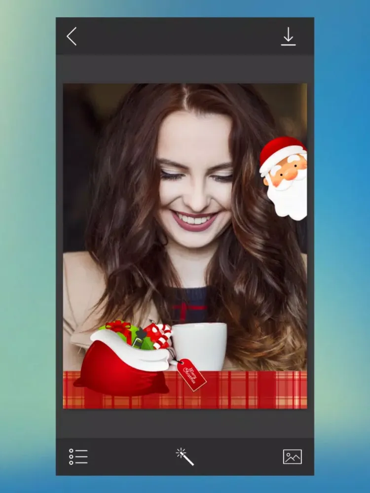 Christmas Jingle bell Picture Frames - Fx editor iPad  स्क्रीनशॉट