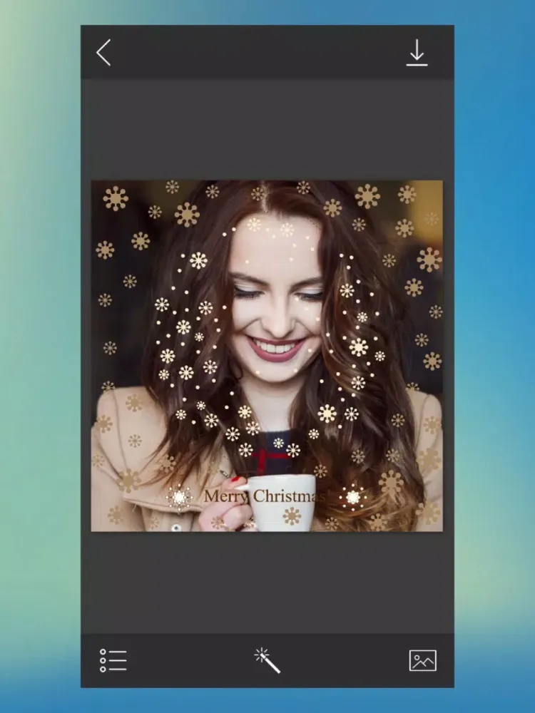 Christmas Jingle bell Picture Frames - Fx editor iPad  स्क्रीनशॉट