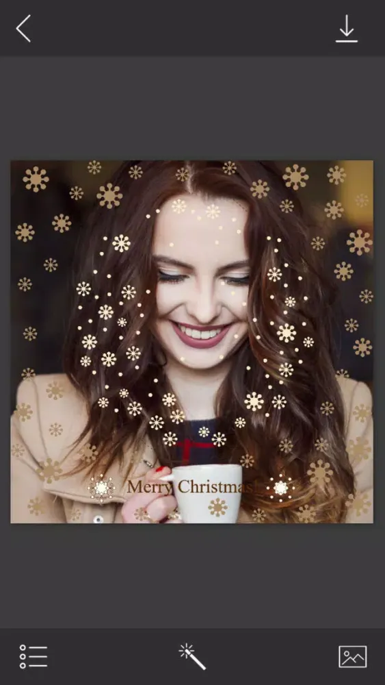 Christmas Jingle bell Picture Frames - Fx editor स्क्रीनशॉट