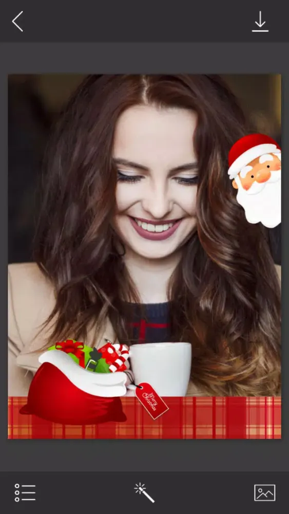 Christmas Jingle bell Picture Frames - Fx editor स्क्रीनशॉट