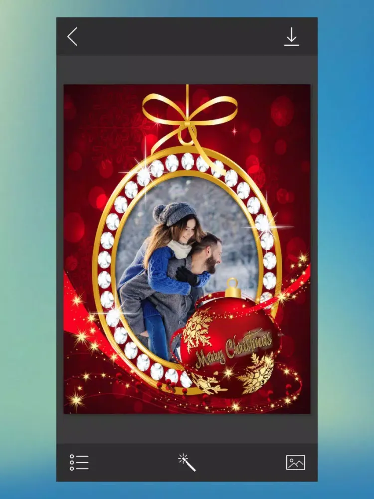 تصاویر Xmas Jingle bell HD Frame - iPad 