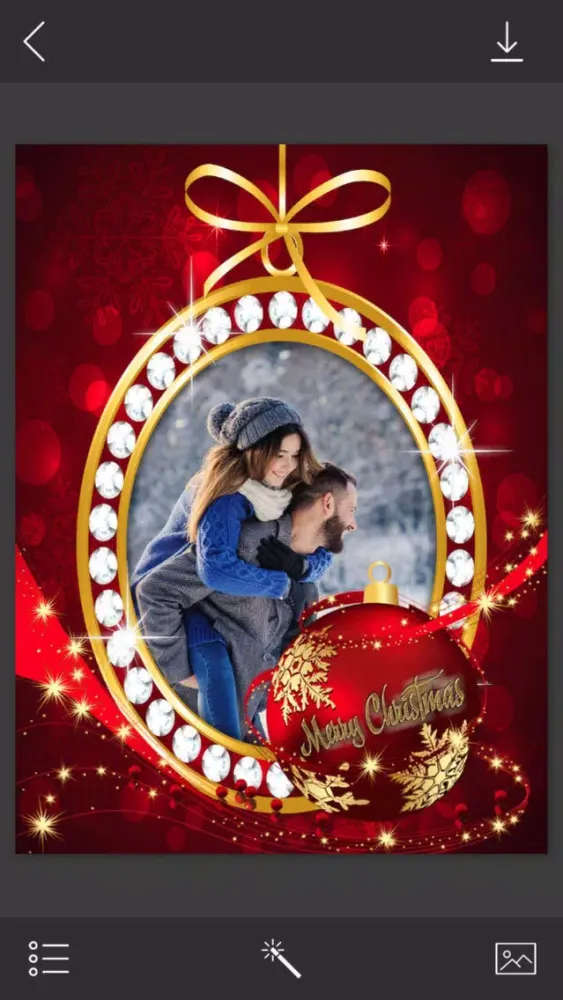 تصاویر Xmas Jingle bell HD Frame -