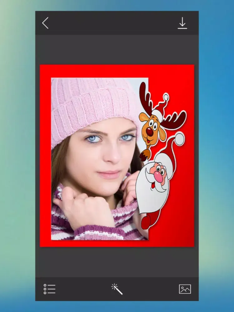 Christmas 2017 Frames - Frame Booth iPad  스크린샷