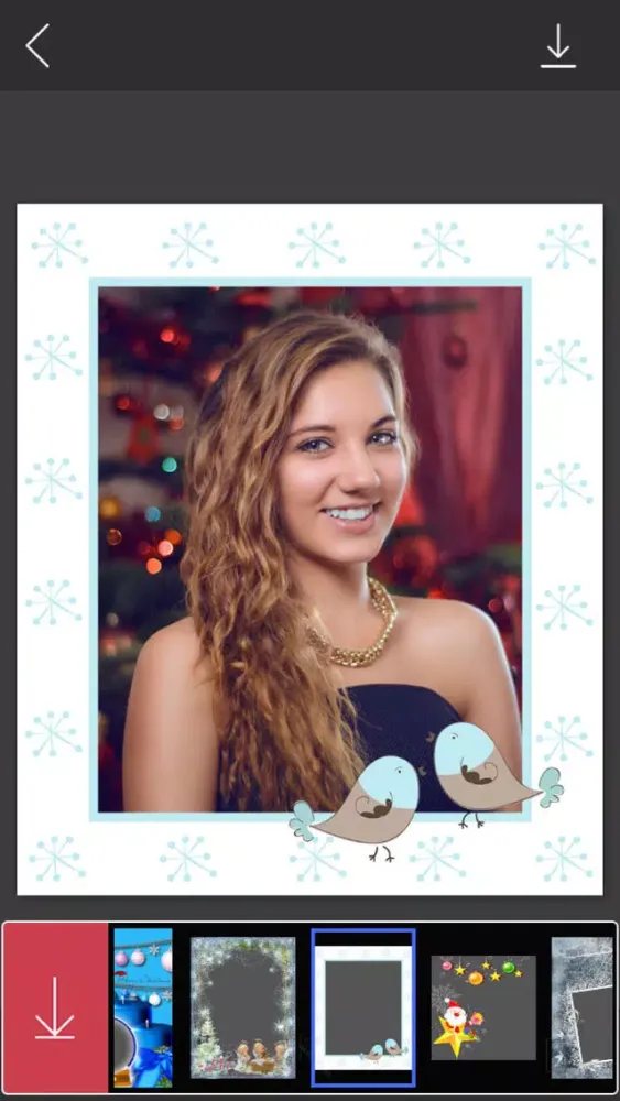 Tangkapan layar Santa HD Photo Frame - PicShop
