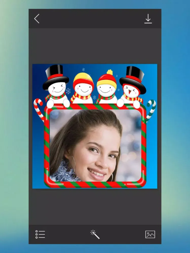Xmas Tree Photo Frame - Make Profile pic iPad  স্ক্রিনশট