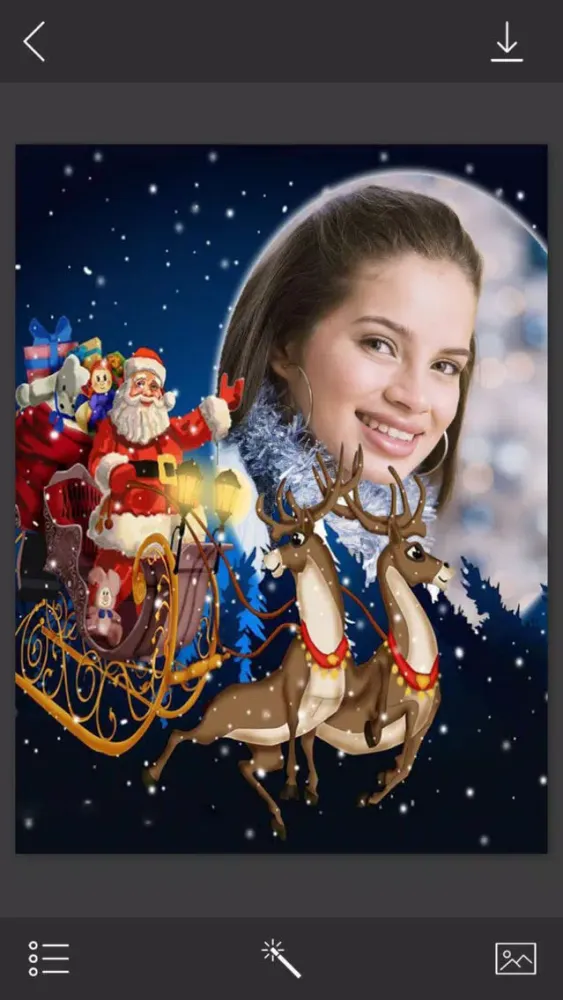 Xmas Tree Photo Frame - Make Profile pic স্ক্রিনশট