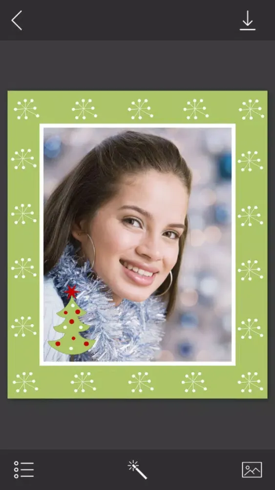Xmas Tree Photo Frame - Make Profile pic স্ক্রিনশট