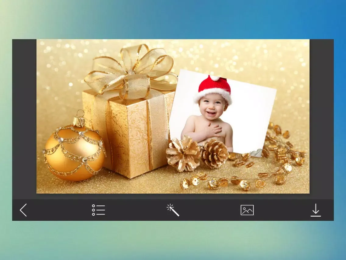 ภาพหน้าจอของ Xmas Tree Picture Frames - Photo Frame Master iPad 