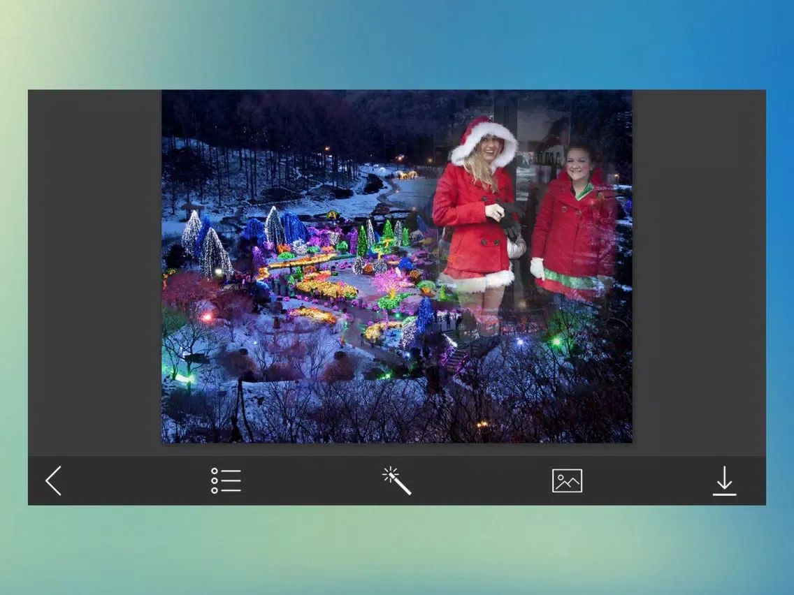 ภาพหน้าจอของ Xmas Tree Picture Frames - Photo Frame Master iPad 