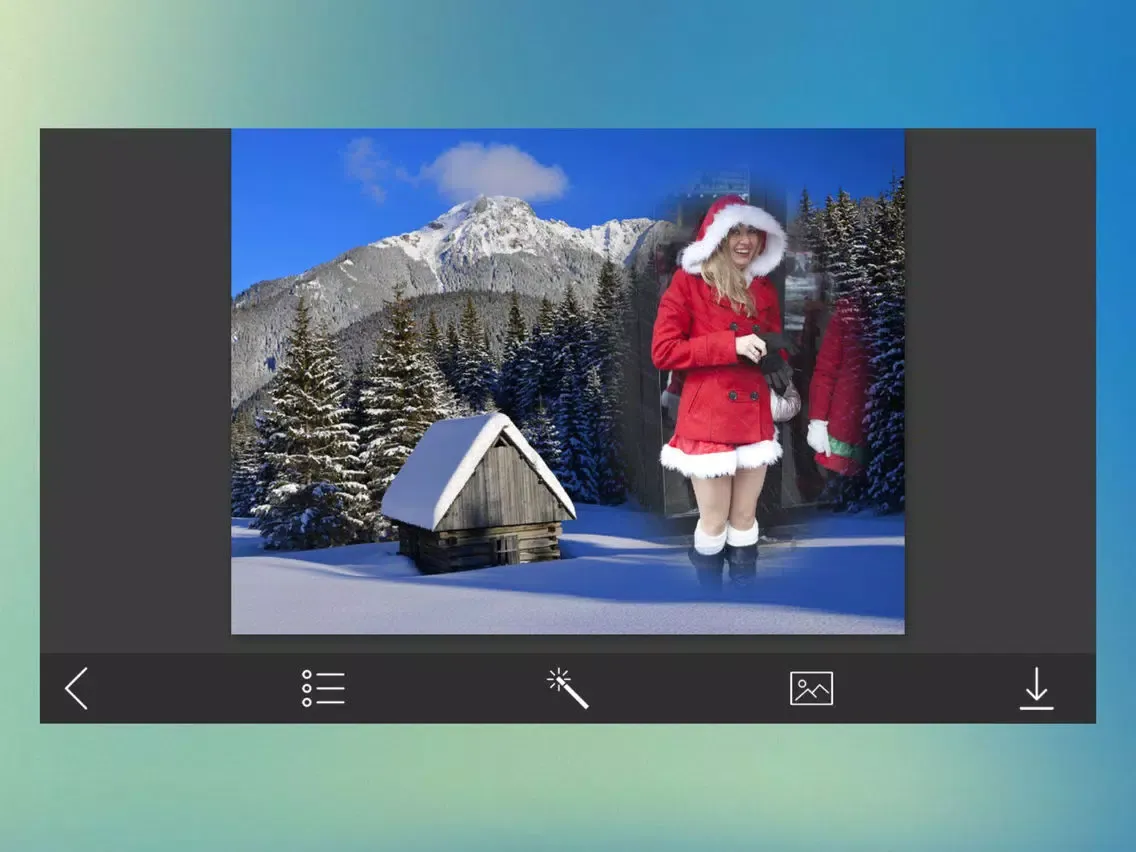ภาพหน้าจอของ Xmas Tree Picture Frames - Photo Frame Master iPad 