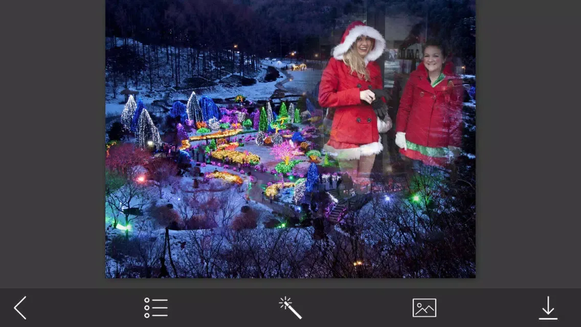 ภาพหน้าจอของ Xmas Tree Picture Frames - Photo Frame Master