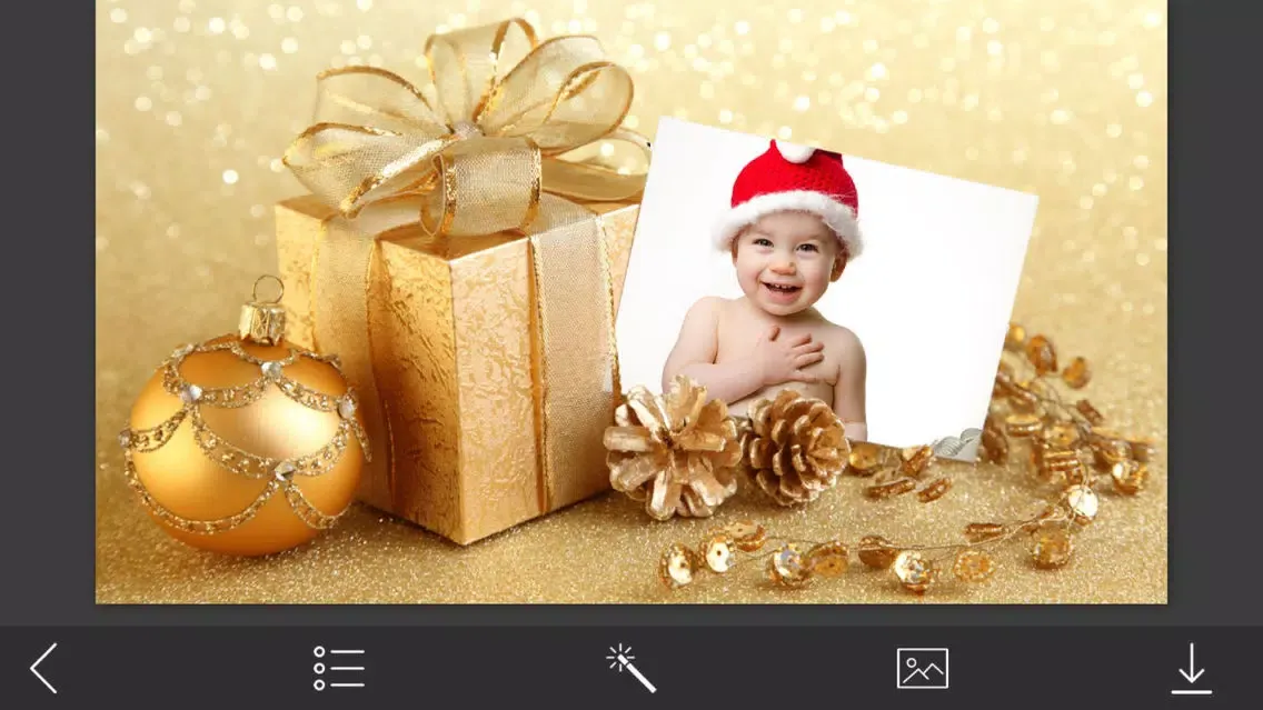 ภาพหน้าจอของ Xmas Tree Picture Frames - Photo Frame Master