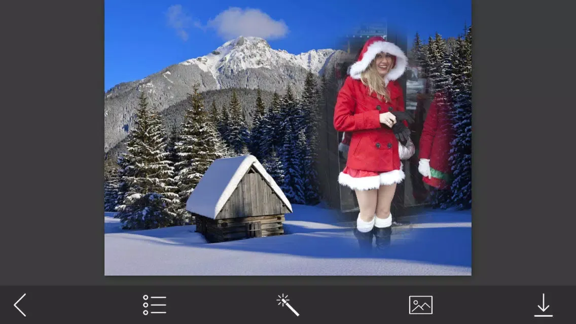 ภาพหน้าจอของ Xmas Tree Picture Frames - Photo Frame Master
