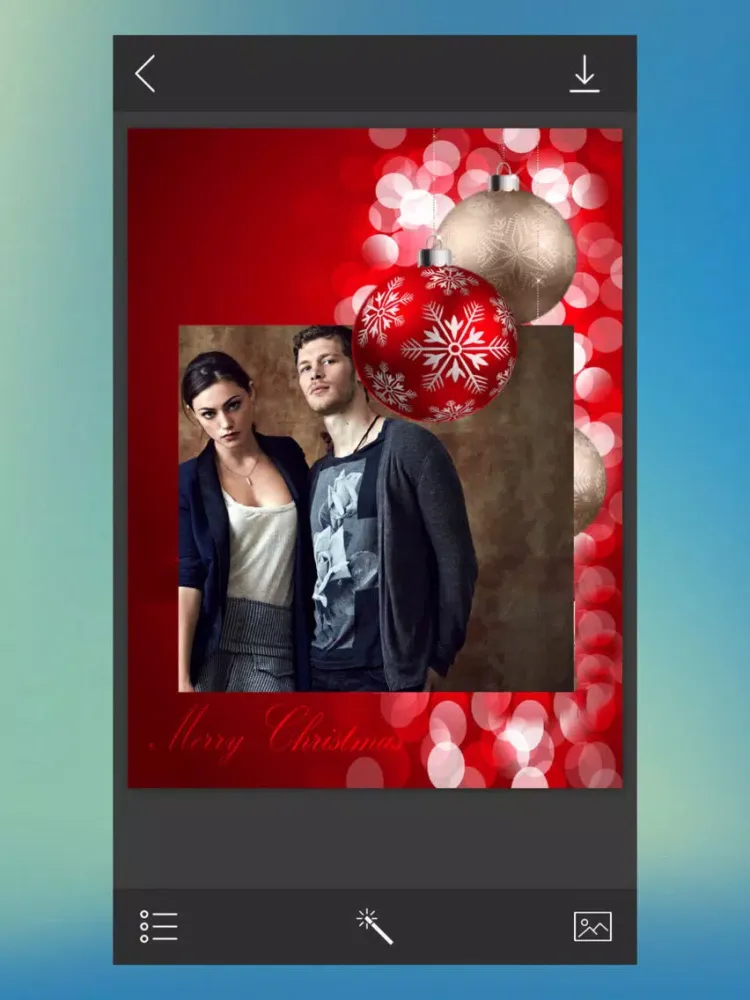 Xmas Frame - Pic Editor for YourMoments iPad  スクリーンショット