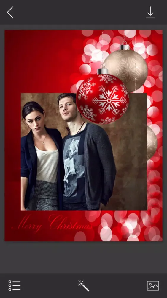 Xmas Frame - Pic Editor for YourMoments スクリーンショット