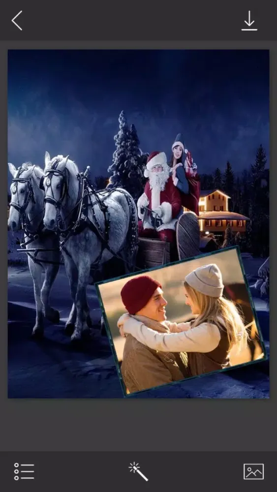 Xmas Frame - Pic Editor for YourMoments スクリーンショット