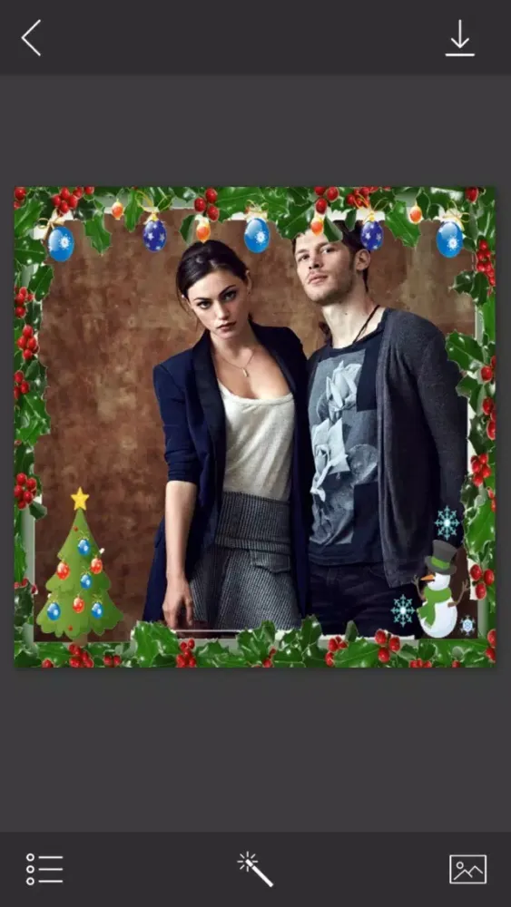 Xmas Frame - Pic Editor for YourMoments スクリーンショット