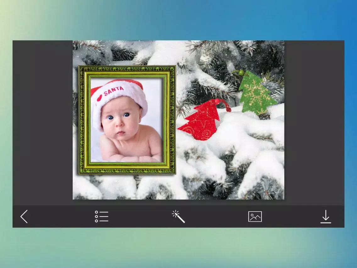 Xmas HD Frame - Framatic iPad  Ekran Görüntüleri