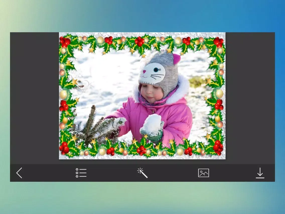 Captures d'écran de Xmas Tree Hd Frames - Inspiring Photo Editor iPad 