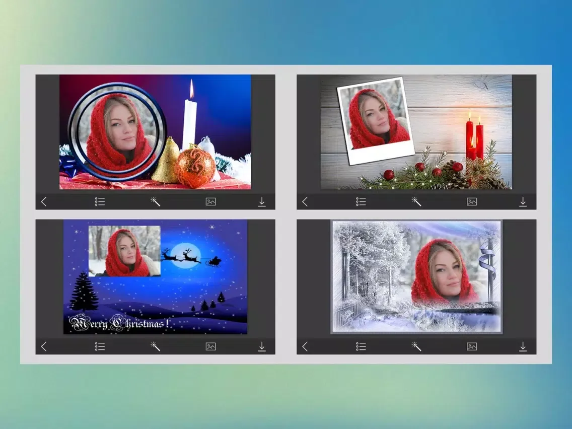 Santa claus Frames - Foto Montage iPad  Screenshots