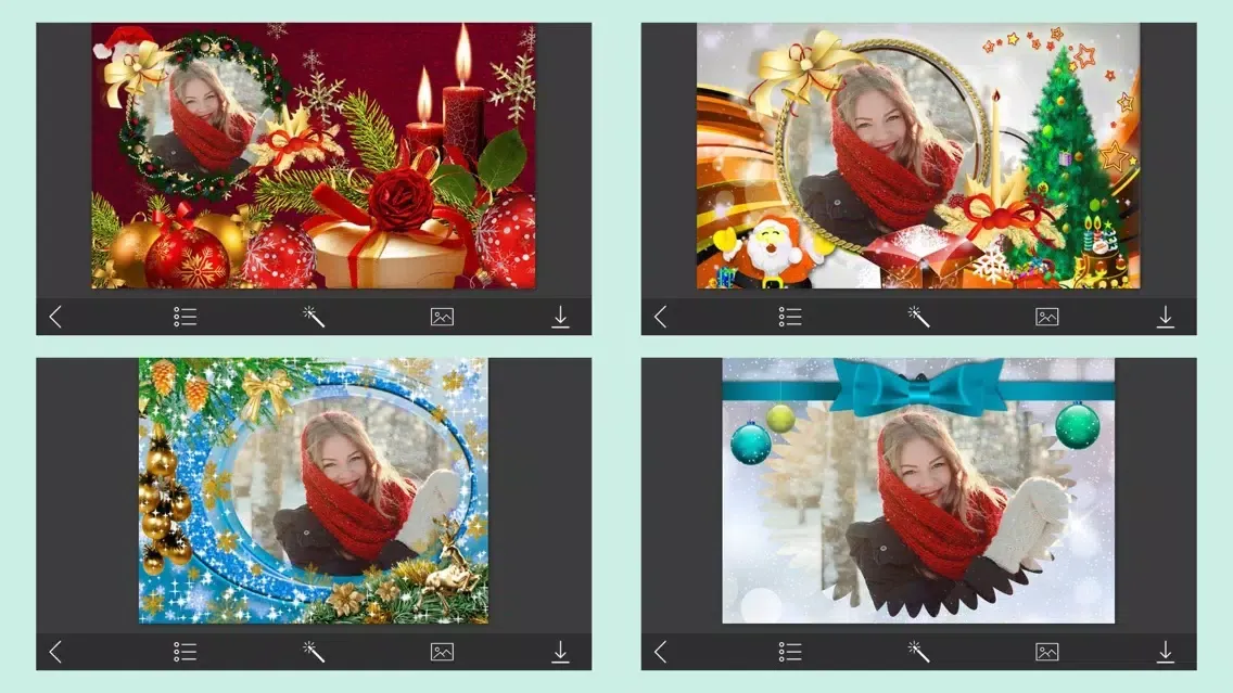 Santa claus Frames - Foto Montage Screenshots