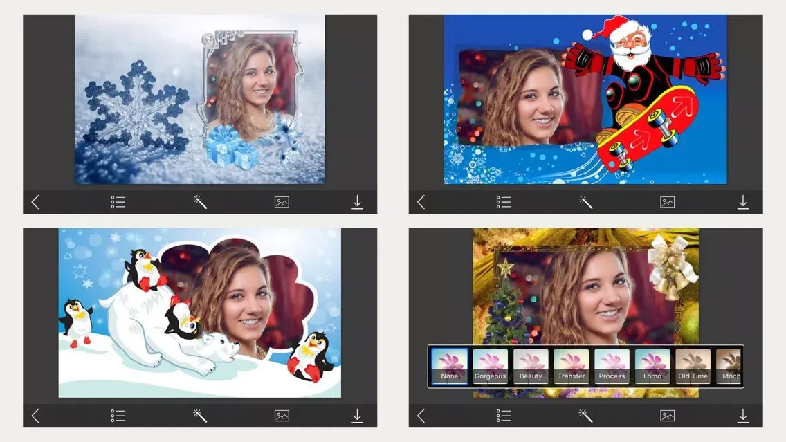 Santa claus Frames - Foto Montage Screenshots